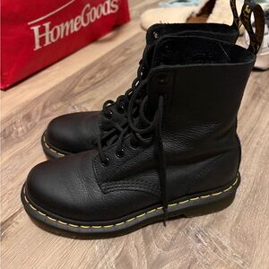 Dr. Martens Black Leather Boots